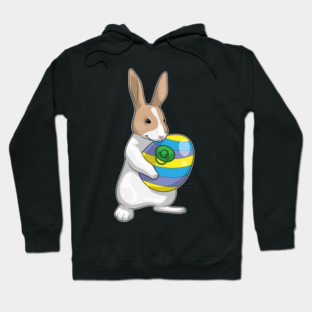 Bunny Easter Easter egg Pacifier Hoodie by Markus Schnabel